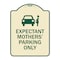 Signmission Expectant Mothers Parking W/ Graphic Heavy-Gauge Aluminum Sign, 18" L, 24" H, TG-1824-24028 A-DES-TG-1824-24028 - alternate 1